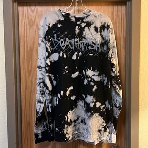 Stand Atlantic Band Long-Sleeve Deathwish Tie-Dye Shirt